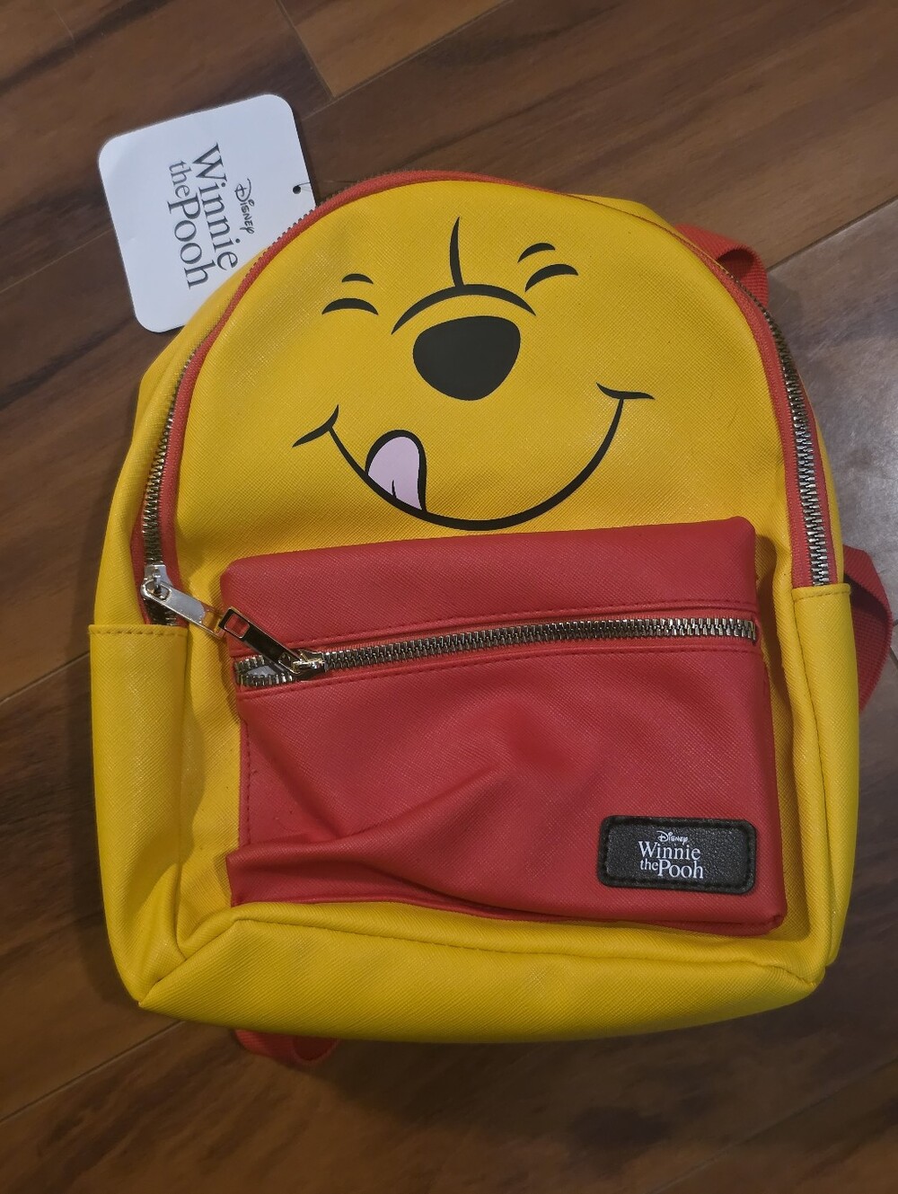 Disney Winnie the Pooh Yellow and Red Kids Mini Backpack Purse‎
